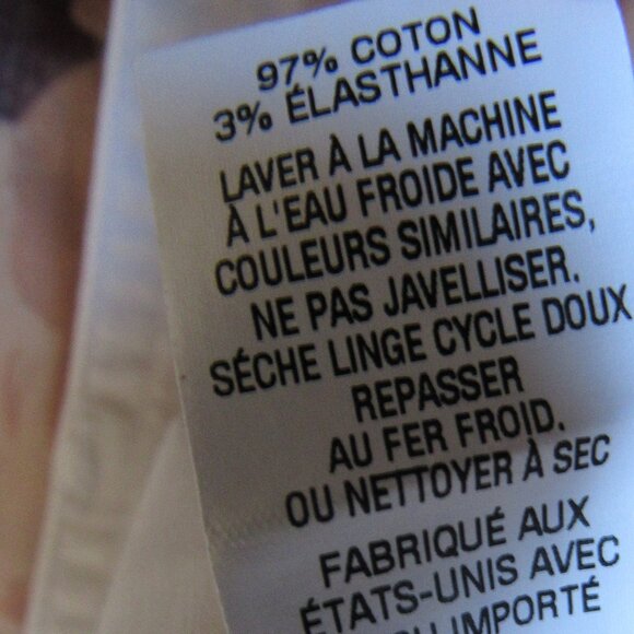 Nili Lotan Women Pants, sz.4,waist 28in, White, Cotton - Picture 4 of 8